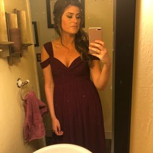 Lulu’s Make Me Move Burgundy Maxi Dress